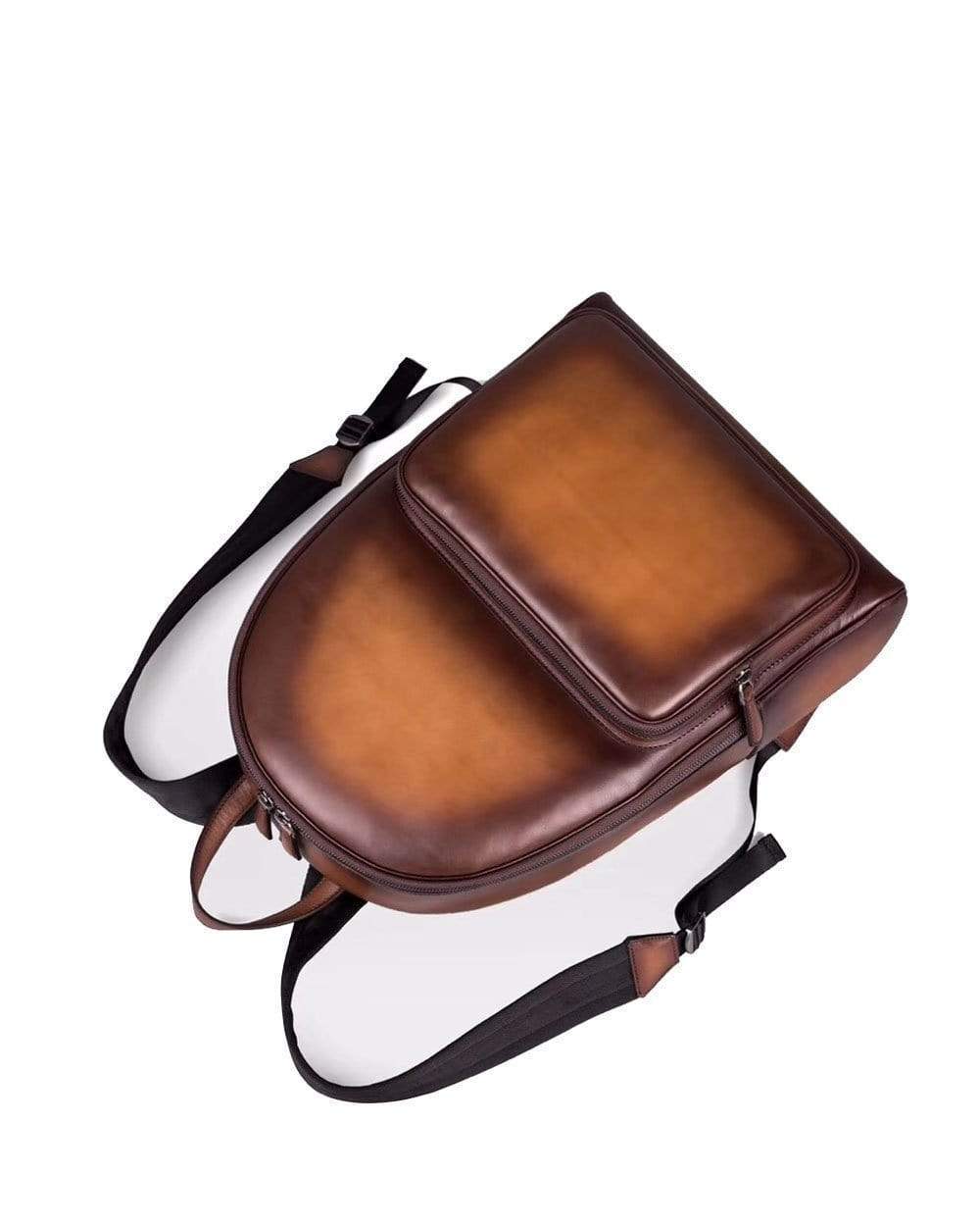 Large  Vintage Leather Backpack