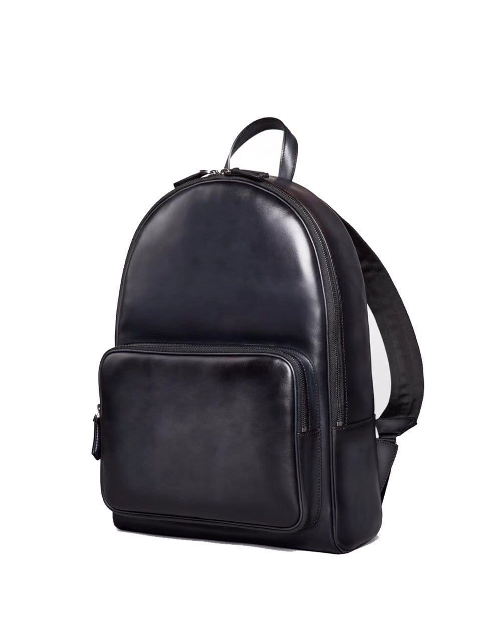 Large  Vintage Leather Backpack