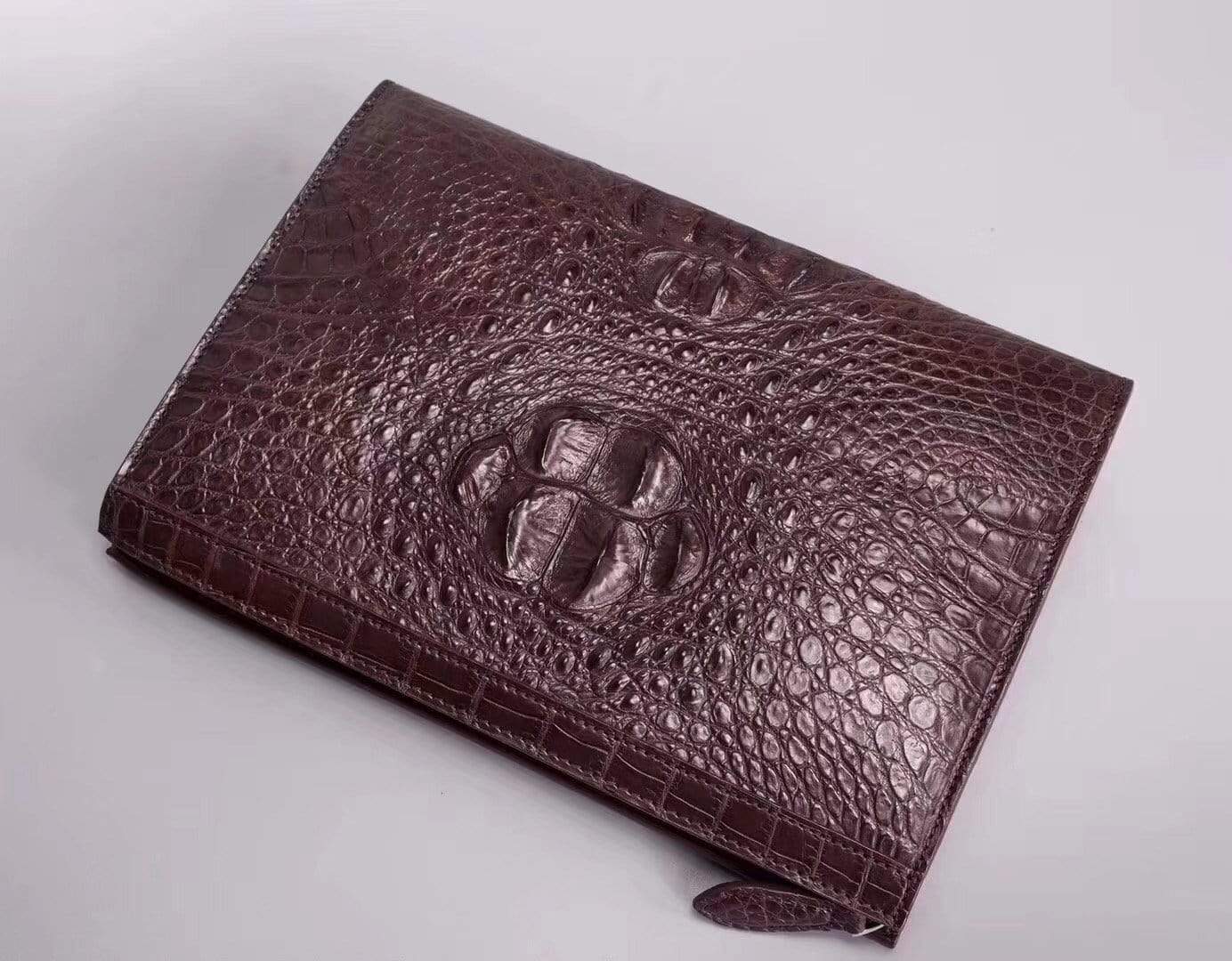 Men's  Genuine Crocodile Cluthes Bags Wallets