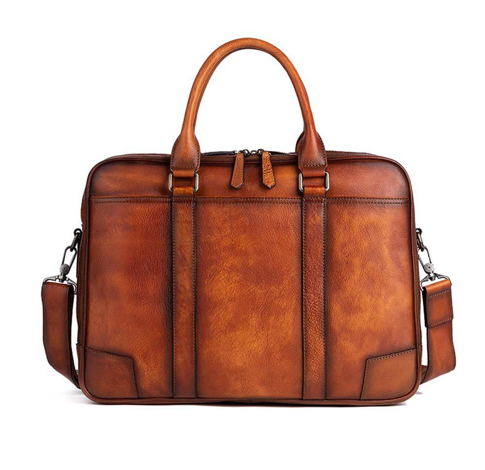 Borsa a tracolla da uomo in pelle vintage stile ventiquattrore 2732