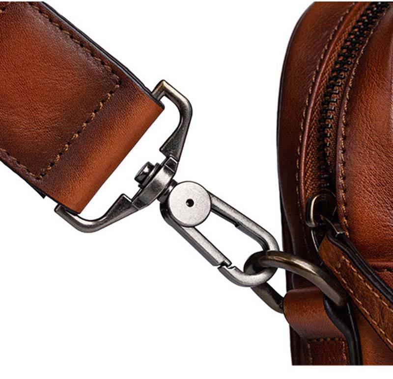Borsa a tracolla da uomo in pelle vintage da lavoro 2732