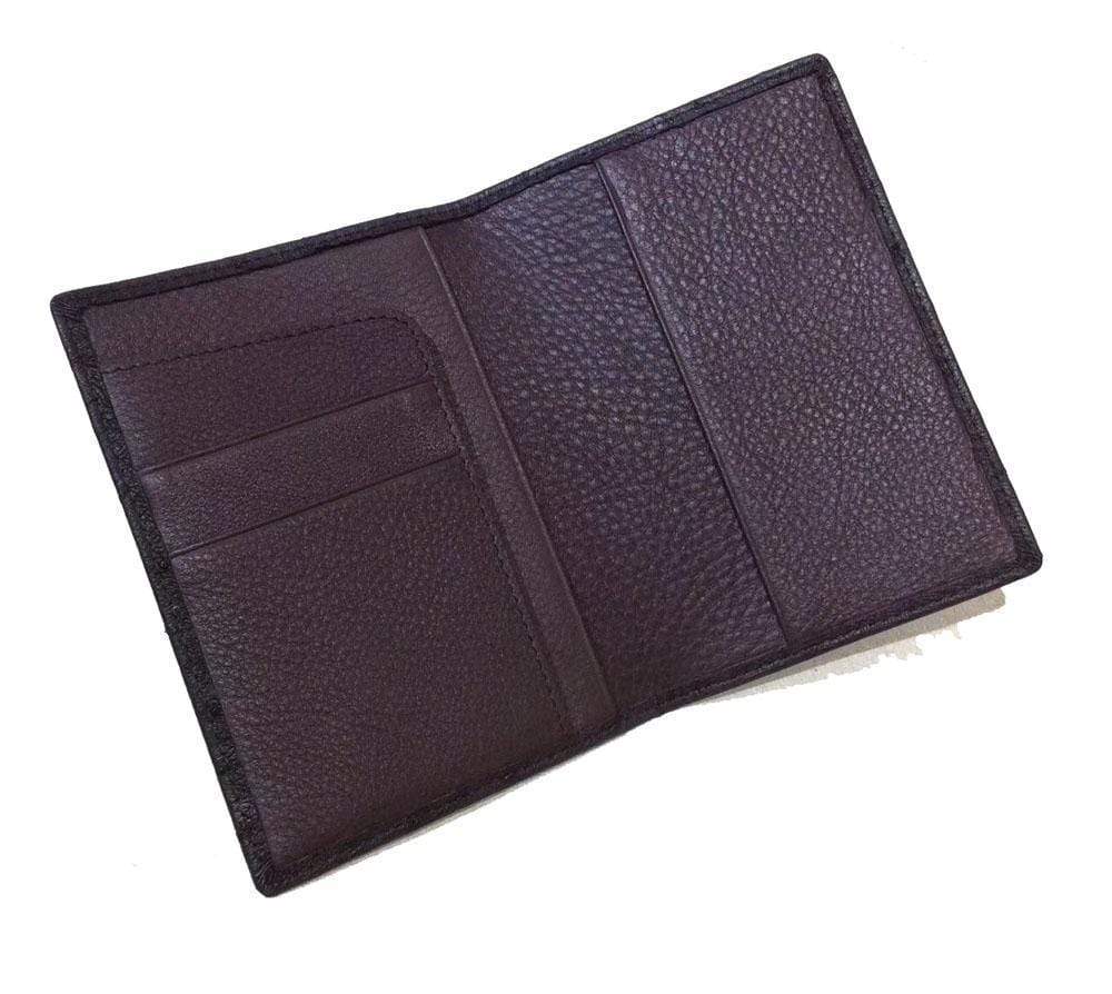 Ostrich Leather Passport Hold