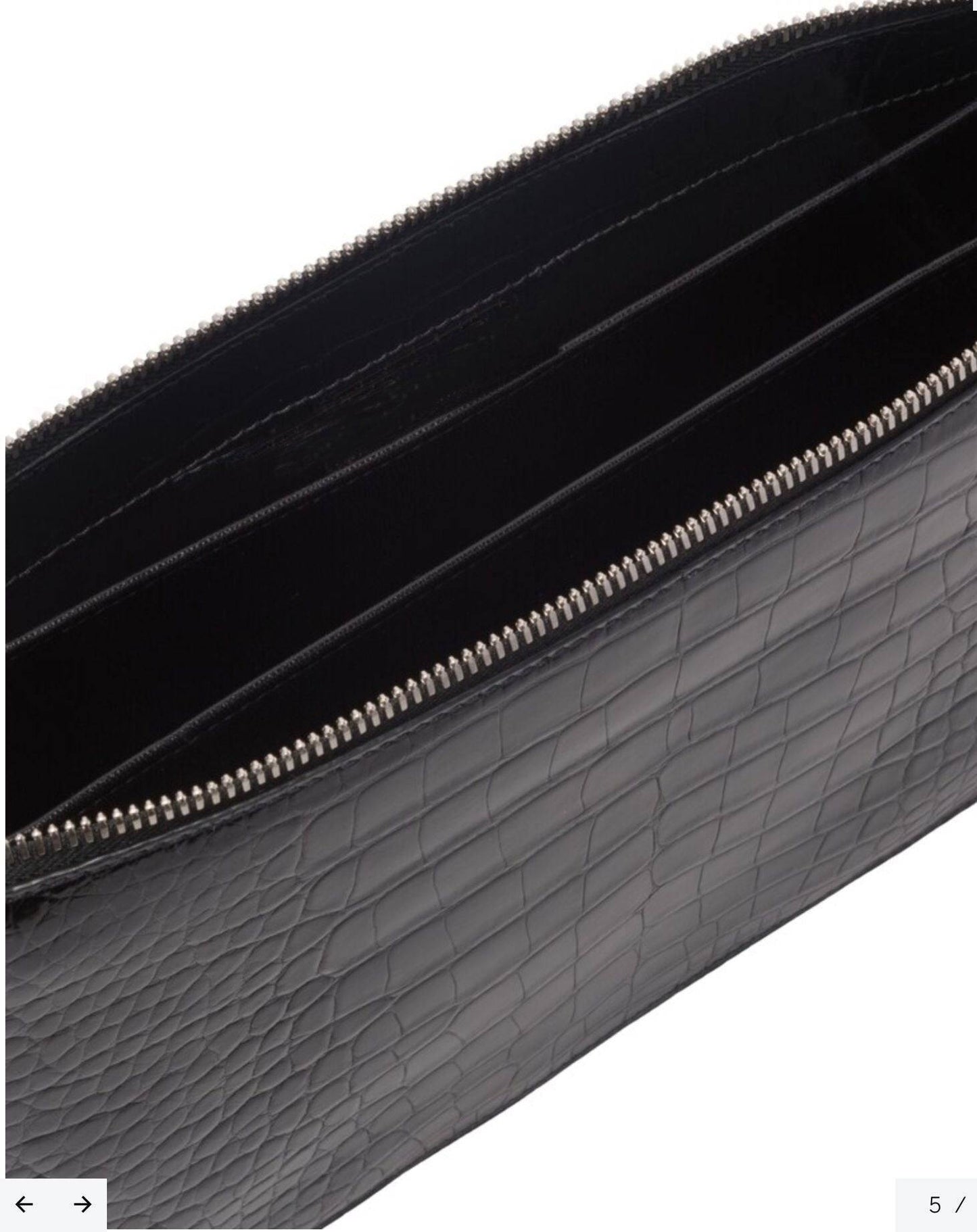 Preorder Crocodile Leather Clutch