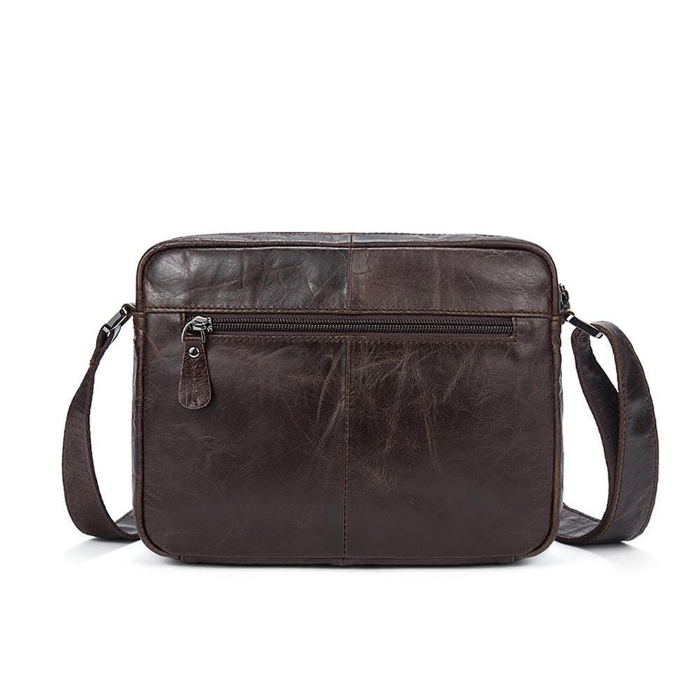 Rossie Viren  Vintage Brown Leather  Personalised Messenger Bags