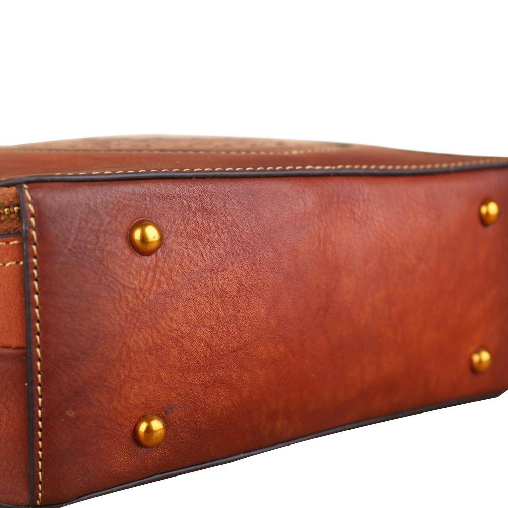 Rossie Viren Women's  Womens Vintage Leather Top Handle Cross Body Messenger Bags