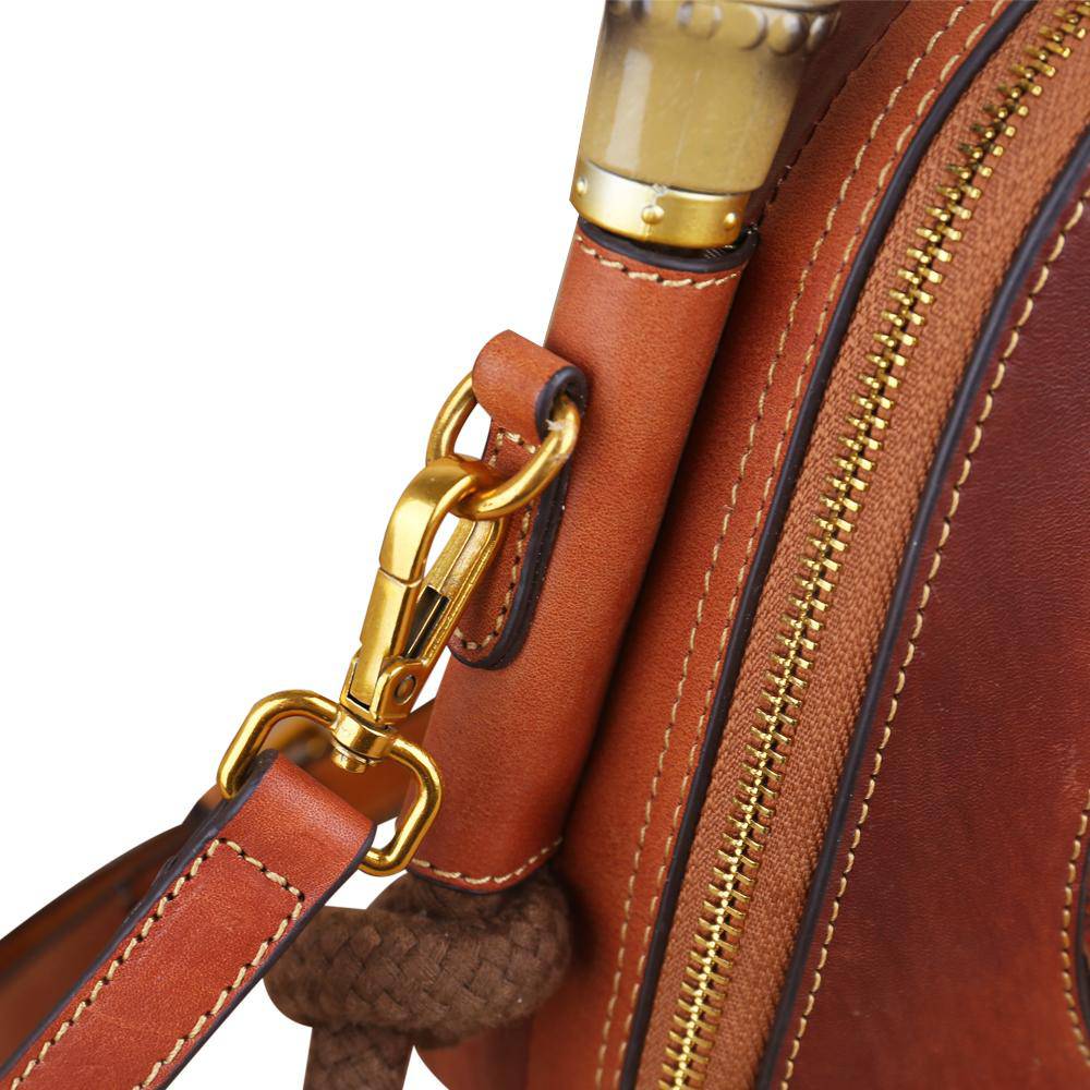 Rossie Viren Women's  Womens Vintage Leather Top Handle Cross Body Messenger Bags