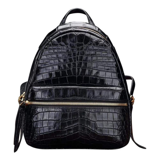Women's  Crocodile Belly Leather Mini Backpack  |  Rossieviren
