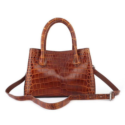 Women's Mini Top Handle Tote Bags Brown