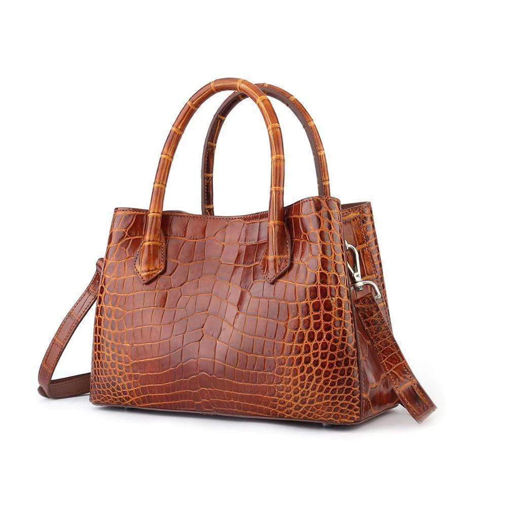 Women's Mini Top Handle Tote Bags Brown