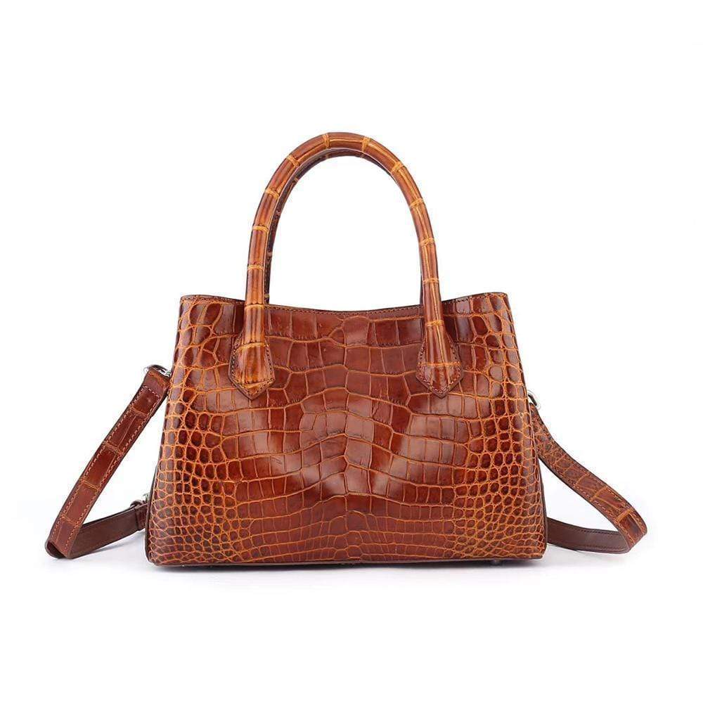 Women's Mini Top Handle Tote Bags Brown