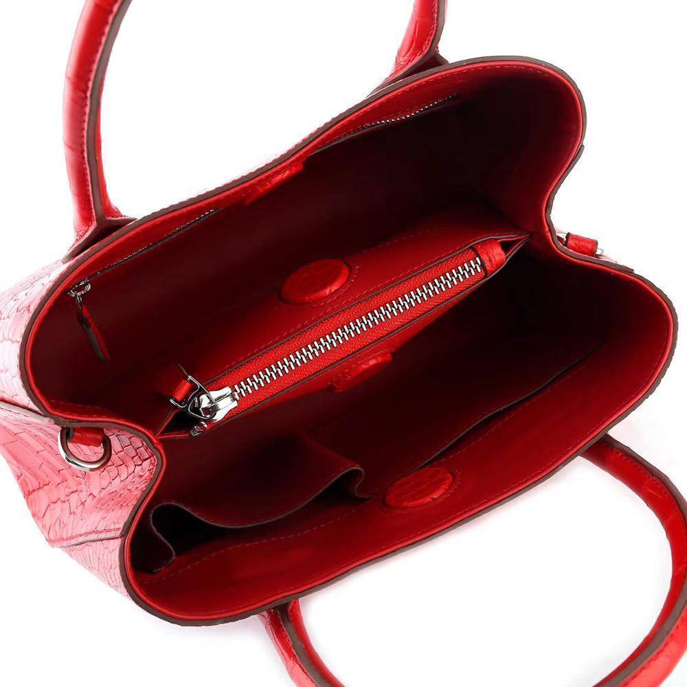 Women's Mini  Top Handle Tote Bag Red