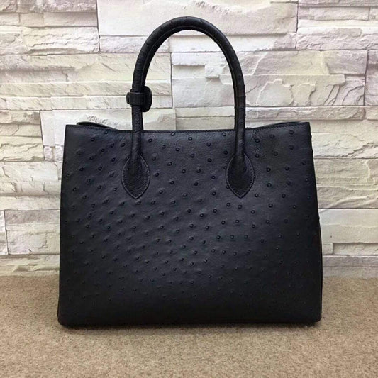 Women's Ostrich Leather Tote bags 35cm