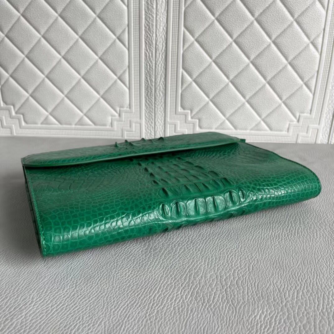 Womens Genuine Crocodile Leather Clutches