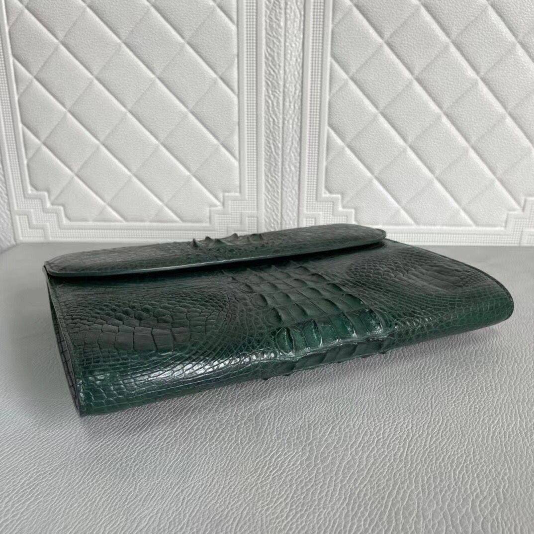 Womens Genuine Crocodile Leather Clutches