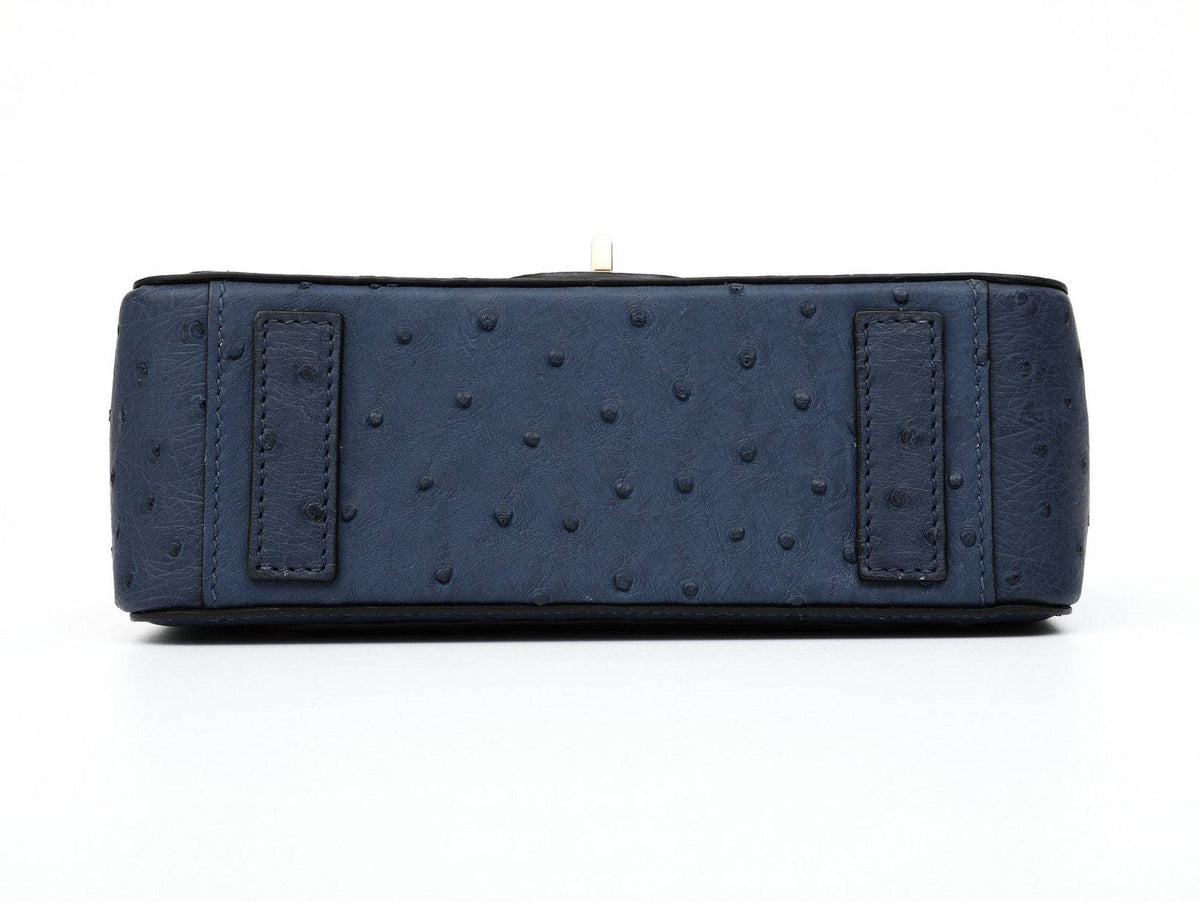 In preordine, borsa mini da donna in pelle effetto coccodrillo con patta e catena, manico superiore, a tracolla, rosa acceso