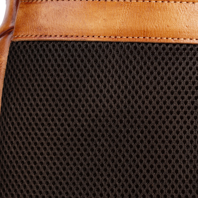 Womens Vintage Leather Large Backpack