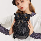 3D Animal Backpack 3D Girls Owl Handle Shoulder Messenger Cross body Bag