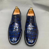 Copy of Men's Crocodile Leather Monk Strap Business Dress Shoes