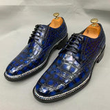 Copy of Men's Crocodile Leather Monk Strap Business Dress Shoes