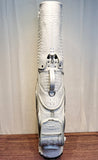 Crocodile Leather Golf Bags ,Golf Sets , Golf Cart Bags  & Golf Stand Bags White