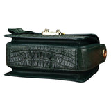 Crocodile Leather Metropolis Chain Crossbody Messenger Bags For Women