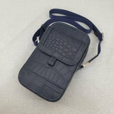 Crocodile Leather Phone Case Cross Body Bag