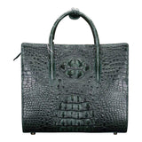 Crocodile Leather  Satchel Shoulder Bag For Women     |  Rossieviren