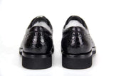 Handmade Crocodile Shoes Modern Classic Brogue Lace Up Leather Lined Perforated Dress Shoe