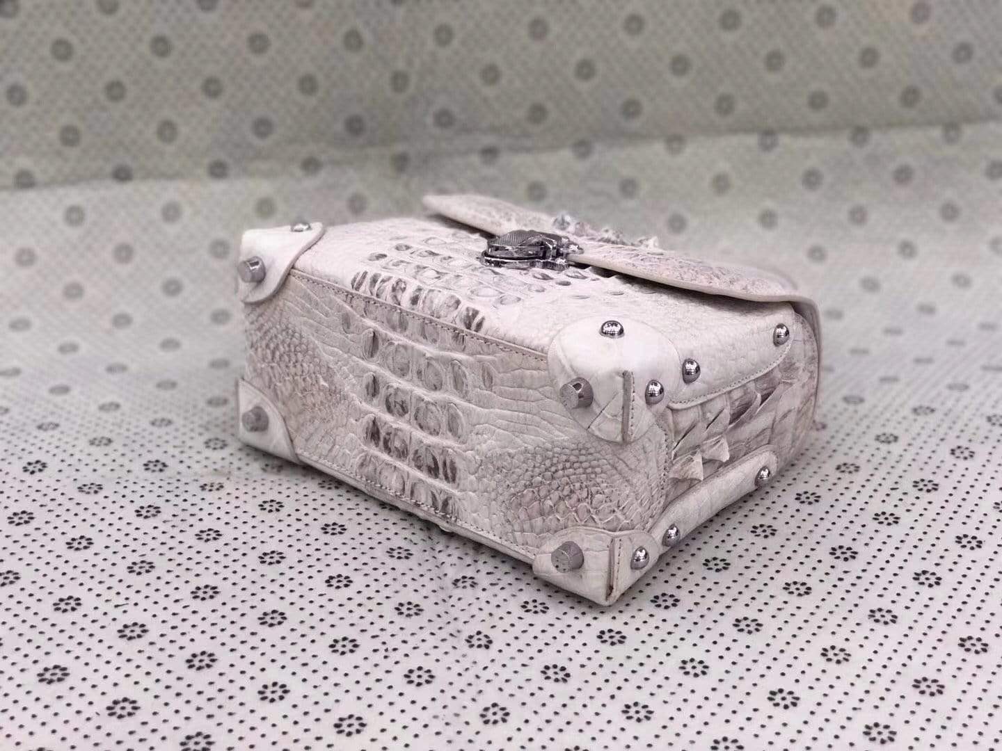 Ladies Top-handle Bag  Genuine Crocodile Leather Cross body Messenger Bags