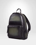 Large Vintage Smooth  Cowhide Leather Backpack