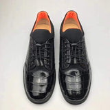 Men's  Crocodile Leather Snakers And Slip On Shoes