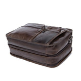 Rossie Viren  Men's Casual Leather Briefcase