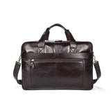 Rossie Viren  Mens Vintage  Leather Classic Business Laptop  Overnight Duffel Travel Shuttle Bag For Luggage/Wheels