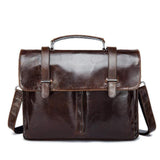 Rossie Viren Vintage Calfskin Leather Laptop/briefcase