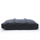 Rossie Viren Vintage Leather Briefcase Tote Business Satchel Bag