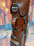 Vintage Brown Nile Crocodile Belly Leather Golf Bags ,Golf Sets , Golf Cart Bags  & Golf Stand Bags