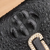 Women's Crocodile Leather Chain Cross Body Messenger Bag