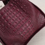 Women's Genuine Crocodile Leather Top Handle/ Slouchy Shoulder Bag