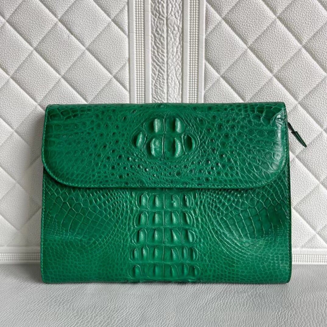 Womens Genuine Crocodile Leather Clutches